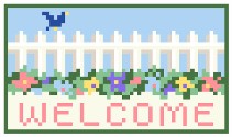 Fence Welcome Mat