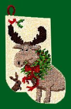 Christmoose and Bunny Stocking