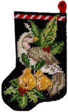 Partridge and Pears Christmas Stocking