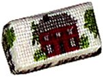 House with Fence Doorstop