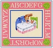 Rabbit Alphabet Rug
