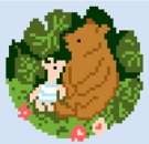 Bear and Piggy Pillow