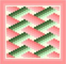 Diagonal Woven Ribbons Pillow