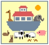 Folk Ark Pillow Number One