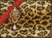 Leopard and Brooch Pillow
