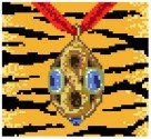 Tiger and Faberg&eacute; Pillow