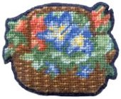 Flower Basket Pillow