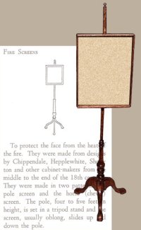 Pole Firescreen Pole Firescreen